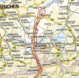 Abgrenzung der Landschaft "Innaue" (3803) Abgrenzung der Landschaft "Innaue" (3803)
