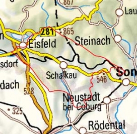Abgrenzung der Landschaft "Schalkauer Plateau" (39001) Abgrenzung der Landschaft "Schalkauer Plateau" (39001)