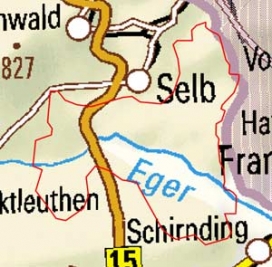 Abgrenzung der Landschaft "Selber Forst" (39501)