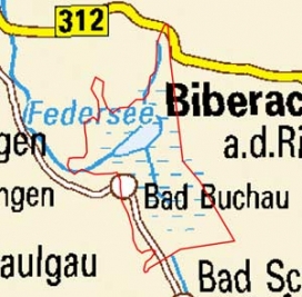 Abgrenzung der Landschaft "Federseer Ried" (4003)