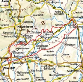 Abgrenzung der Landschaft "Donauried" (4500) Abgrenzung der Landschaft "Donauried" (4500)