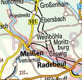 Abgrenzung der Landschaft "Meissen-Dresdner Elbtal" (46001)