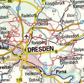 Abgrenzung der Landschaft "Westlausitzer Hügelland" (46100)
