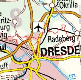 Abgrenzung der Landschaft "Dresdner Heide" (46102) Abgrenzung der Landschaft "Dresdner Heide" (46102)
