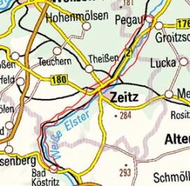 Abgrenzung der Landschaft "Elstertal" (46601)