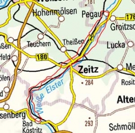 Abgrenzung der Landschaft "Elstertal" (46601) Abgrenzung der Landschaft "Elstertal" (46601)