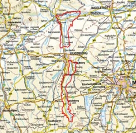Abgrenzung der Landschaft "Lechtal" (4702)
