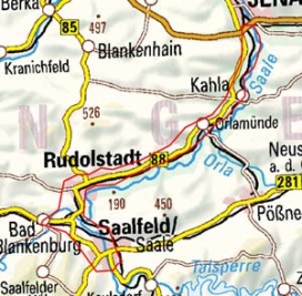 Abgrenzung der Landschaft "Mittlere Saale" (47200)