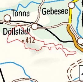 Abgrenzung der Landschaft "Fahnersche Höhe" (48201)