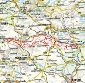 Abgrenzung der Landschaft "Dün und Hainleite" (48301) Abgrenzung der Landschaft "Dün und Hainleite" (48301)