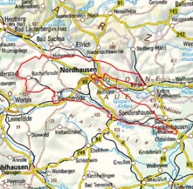 Abgrenzung der Landschaft "Nordthüringer Hügelland" (48400) Abgrenzung der Landschaft "Nordthüringer Hügelland" (48400)