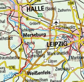 Abgrenzung der Landschaft "Saale-Elster-Tal" (48902)