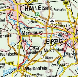 Abgrenzung der Landschaft "Saale-Elster-Tal" (48902) Abgrenzung der Landschaft "Saale-Elster-Tal" (48902)