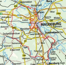 Abgrenzung der Landschaft "Magdeburger Börde" (50400) Abgrenzung der Landschaft "Magdeburger Börde" (50400)
