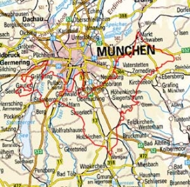 Abgrenzung der Landschaft "Münchener Forste" (5100) Abgrenzung der Landschaft "Münchener Forste" (5100)