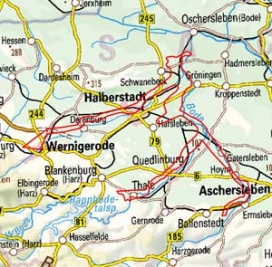 Abgrenzung der Landschaft "Bode-Holtemmetal" (51001) Abgrenzung der Landschaft "Bode-Holtemmetal" (51001)