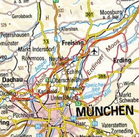 Abgrenzung der Landschaft "Dachauer-Erdinger-Freisinger Moos" (5101) Abgrenzung der Landschaft "Dachauer-Erdinger-Freisinger Moos" (5101)