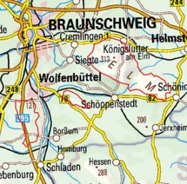 Abgrenzung der Landschaft "Elm Asse Oderwald" (51202)