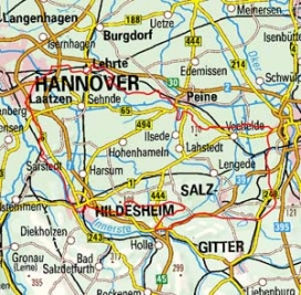 Abgrenzung der Landschaft "Braunschweig-Hildesheimer Lößbörde" (52000)