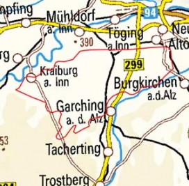 Abgrenzung der Landschaft "Neukirchener Hochterrassenfeld" (5301) Abgrenzung der Landschaft "Neukirchener Hochterrassenfeld" (5301)