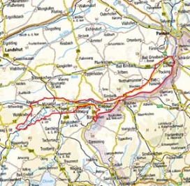 Abgrenzung der Landschaft "Unteres Inntal mit Stauseen" (5400)