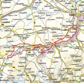 Abgrenzung der Landschaft "Unteres Inntal mit Stauseen" (5400) Abgrenzung der Landschaft "Unteres Inntal mit Stauseen" (5400)