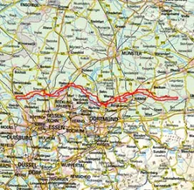 Abgrenzung der Landschaft "Lippetal" (54106)