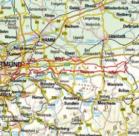 Abgrenzung der Landschaft "Haarstrang" (54204) Abgrenzung der Landschaft "Haarstrang" (54204)