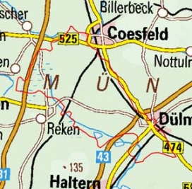 Abgrenzung der Landschaft "Meerfelder Niederung" (54405) Abgrenzung der Landschaft "Meerfelder Niederung" (54405)