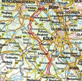 Abgrenzung der Landschaft "Erfttal" (55303) Abgrenzung der Landschaft "Erfttal" (55303)