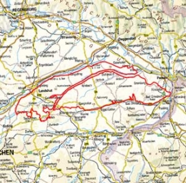 Abgrenzung der Landschaft "Nördliches Isar-Inn-Hügelland" (6000) Abgrenzung der Landschaft "Nördliches Isar-Inn-Hügelland" (6000)