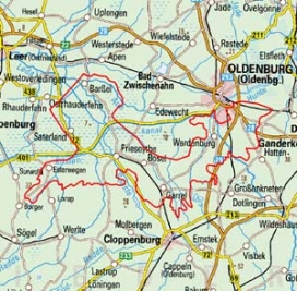 Abgrenzung der Landschaft "Östliche Hunte-Leda-Moorniederung" (60004) Abgrenzung der Landschaft "Östliche Hunte-Leda-Moorniederung" (60004)