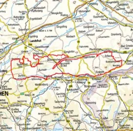 Abgrenzung der Landschaft "Rottal und Hügelland um Taufkirchen" (6001)