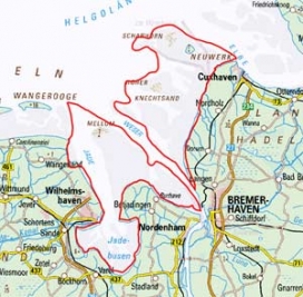 Abgrenzung der Landschaft "Watten im Elbe-Weser-Dreieck Jadebusen" (61202) Abgrenzung der Landschaft "Watten im Elbe-Weser-Dreieck Jadebusen" (61202)