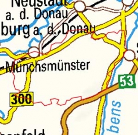 Abgrenzung der Landschaft "Dürnbucher Forst" (6201)