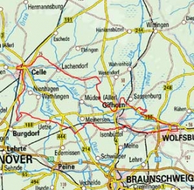 Abgrenzung der Landschaft "Obere Allerniederung" (62600) Abgrenzung der Landschaft "Obere Allerniederung" (62600)