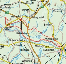 Abgrenzung der Landschaft "Aller-Talsandebene" (62701)