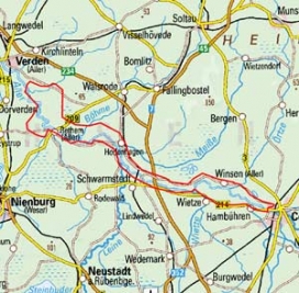 Abgrenzung der Landschaft "Allertal" (62702) Abgrenzung der Landschaft "Allertal" (62702)