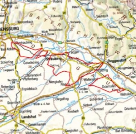 Abgrenzung der Landschaft "Dungau" (6400) Abgrenzung der Landschaft "Dungau" (6400)