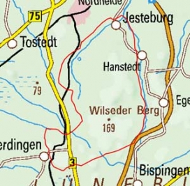 Abgrenzung der Landschaft "Wilseder Berg" (64004)