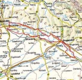 Abgrenzung der Landschaft "Donauniederung zwischen Regensburg und Vilshofen" (6401) Abgrenzung der Landschaft "Donauniederung zwischen Regensburg und Vilshofen" (6401)