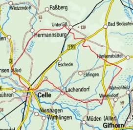Abgrenzung der Landschaft "Schmarloh" (64102)
