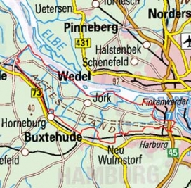 Abgrenzung der Landschaft "Altes Land" (67001) Abgrenzung der Landschaft "Altes Land" (67001)