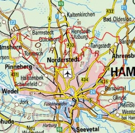 Abgrenzung der Landschaft "Hamburger Ring" (69501) Abgrenzung der Landschaft "Hamburger Ring" (69501)