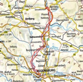Abgrenzung der Landschaft "Naabtal zwischen Wernberg und Maxhütte" (7002) Abgrenzung der Landschaft "Naabtal zwischen Wernberg und Maxhütte" (7002)