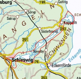 Abgrenzung der Landschaft "Schlei" (70102) Abgrenzung der Landschaft "Schlei" (70102)