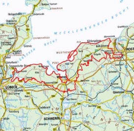 Abgrenzung der Landschaft "Mecklenburgische Ostseeküste" (70207) Abgrenzung der Landschaft "Mecklenburgische Ostseeküste" (70207)