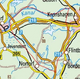 Abgrenzung der Landschaft "Westensee" (70210) Abgrenzung der Landschaft "Westensee" (70210)