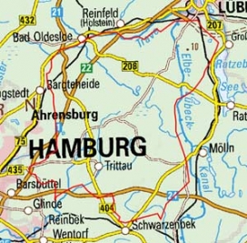 Abgrenzung der Landschaft "Lauenburg" (70213) Abgrenzung der Landschaft "Lauenburg" (70213)