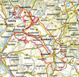 Abgrenzung der Landschaft "Obermainisches Hügelland" (7100)